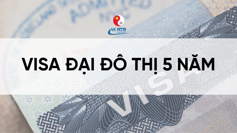 THỦ TỤC XIN CẤP VISA ĐẠI ĐÔ THỊ 5 NĂM
