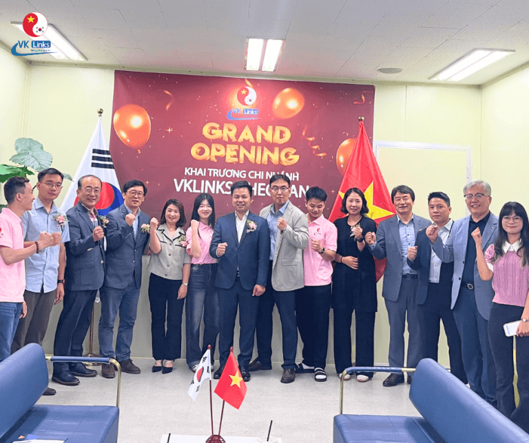 VKLINKS KHAI TRƯƠNG CHI NHÁNH MỚI TẠI CHEONAN (HÀN QUỐC)