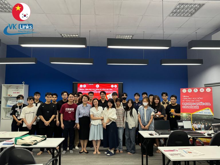 VKLINKS & ĐẠI HỌC QUỐC GIA CHUNGBUK TỔ CHỨC TALKSHOW: CHINH PHỤC HỌC BỔNG HỆ TIẾNG ANH 