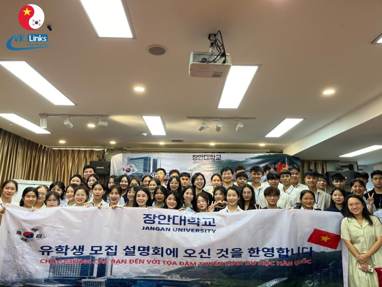 HỌC VIÊN & PHỤ HUYNH VKLINKS THAM DỰ TỌA ĐÀM TUYỂN SINH DU HỌC HÀN QUỐC – ĐẠI HỌC JANGAN 